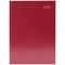 5 Star A5 Desk Diary, 2 Day Per Page, Burgundy, 2026