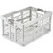 Keeeper Ultra Tough Ben Folding Crate 45 Litre Silver