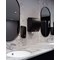 Katrin Plastic System Paper Towel Roll Dispenser, Black