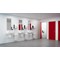 Katrin Plastic System Paper Towel Roll Dispenser, White