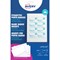 Avery Microperforated Printable Inserts 75mm x 40mm All Printers 240 Labels/20 sheet (Pack 240 Labels) - L4726-20