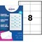 Avery Microperforated Printable Inserts 90mm x 60mm All Printers 160 Labels/20 Sheet (Pack 160 Labels) - L4728-20