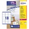 Avery Laser Address Label 63.5x46.6mm 18 Per A4 Sheet White (Pack 720 Labels) L7161-40