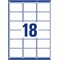 Avery Laser Address Label 63.5x46.6mm 18 Per A4 Sheet White (Pack 720 Labels) L7161-40