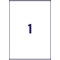 Avery Laser Parcel Label 199.6x289mm 1 Per A4 Sheet White (Pack 40 Labels) L7167-40