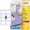 Avery L7765-40 Glossy Labels, 99.1 x 67.7 mm, Permanent, 8 Labels Per Sheet, 320 Labels Per Pack