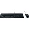 Logitech MK120 Keyboard and Mouse Set, Wired, Black