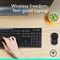 Logitech MK270 Keyboard and Mouse Set, Wireless, Black