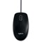 Logitech B110 Silent Optical Mouse, Wired, Black