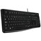 Logitech K120 Keyboard, Wired, Black