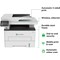 Lexmark MB2236i A4 Wireless 3-in-1 Mono Laser Printer, White