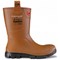 Dunlop Purofort Rigpro Full Safety Fur Lined Boots, Tan, 9
