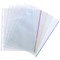 Coloured Edge A4 Punched Pockets, 50 Micron, Top Opening, Pack of 100 Coloured Edge A4 Punched Pockets, 50 Micron, Top Opening, Pack of 100