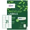 Avery Laser Recycled Address Label 63.5x38.1mm 21 Per A4 Sheet White (Pack 315 Labels) LR7160-15