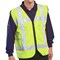 Safety Light Vest with pockets, Saturn Yellow, Large/XL