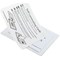 Pelltech 54X86mm Self-Laminating Pouches, 400 Microns, Glossy, Pack of 100