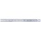 Linex Ruler Stainless Steel Imperial and Metric with Conversion Table 300mm Silver