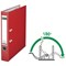 Leitz A4 Lever Arch Files, 50mm Spine, Plastic, Red, Pack of 10