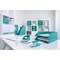 Leitz NeXXt Wow Half Strip Stapler, Capacity 30 Sheets, Ice Blue