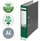 Leitz Lever Arch File 80mm A4 Green (Pack of 10) 108055