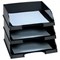 Leitz Plus Standard Self-stacking Letter Tray, Black