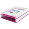 Leitz Wow Self-stacking Letter Tray, White & Pink