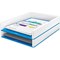Leitz Wow Self-stacking Letter Tray, White & Blue