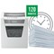 Leitz IQ Office P-4 Cross-Cut Paper Shredder, 23 Litres