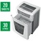 Leitz IQ Office Pro P-4 Cross-Cut Paper Shredder, 30 Litres
