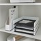Leitz Wow Self-stacking Letter Tray, White & Black