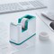Leitz Wow Tape Dispenser and 1 Tape Roll, Takes 19mm x 33m Tape, White and Blue