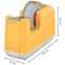 Leitz Cosy Tape Dispenser with Tape, Heavy Base, Warm Yellow