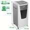 Leitz IQ Autofeed Office Pro 600 P-4 Cross-Cut Shredder, 110 Litres