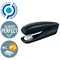Leitz Stapler NeXXt Recycled Half Strip Stapler, Capacity 30 Sheets, Black