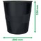 Leitz Recycle Waste Bin, 15 Litre, Black