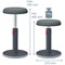 Leitz Ergo Cosy Active Sit/Stand Stool, Velvet Grey Leitz Ergo Cosy Active Sit/Stand Stool, Velvet Grey
