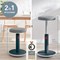 Leitz Ergo Cosy Active Sit/Stand Stool, Velvet Grey Leitz Ergo Cosy Active Sit/Stand Stool, Velvet Grey