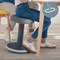Leitz Ergo Cosy Active Sit/Stand Stool, Velvet Grey