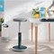 Leitz Ergo Cosy Active Sit/Stand Stool, Velvet Grey Leitz Ergo Cosy Active Sit/Stand Stool, Velvet Grey