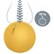 Leitz Ergo Cosy Active Sitting Ball, Warm Yellow