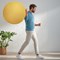 Leitz Ergo Cosy Active Sitting Ball, Warm Yellow