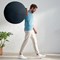 Leitz Ergo Cosy Active Sitting Ball, Velvet Grey Leitz Ergo Cosy Active Sitting Ball, Velvet Grey