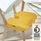 Leitz Ergo Cosy Seat Cushion 355x455x75mm Warm Yellow