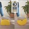 Leitz Ergo Cosy Foot Rest, Warm Yellow