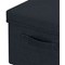 Leitz Fabric Storage Box with Lid, Twinpack, Medium, Grey