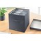 Leitz Fabric Storage Box with Lid, Twinpack, Large, Grey