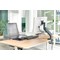 Leitz Ergo Single Monitor Arm, Adjustable Height and Tilt, Dark Grey