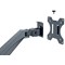 Leitz Ergo Dual Monitor Arm, Adjustable Height and Tilt, Dark Grey