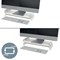 Leitz Ergo Monitor Stand, Adjustable Height, Light Grey