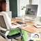 Leitz Ergo Monitor Stand, Adjustable Height, Light Grey